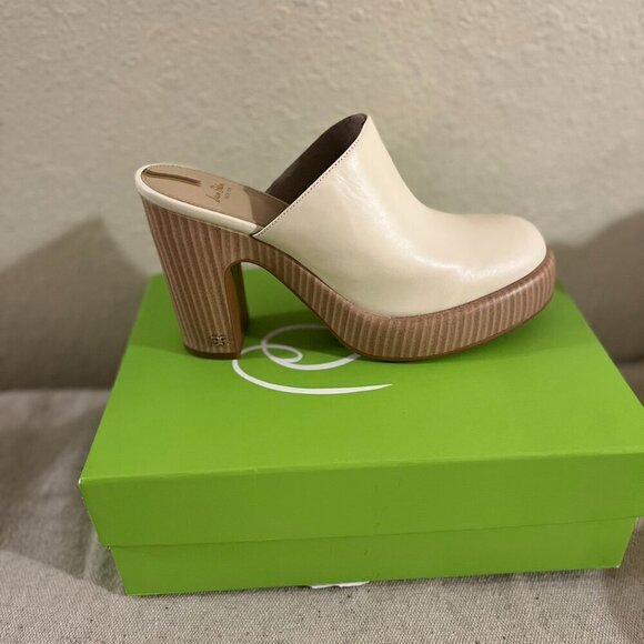 Sam Edelman Shoes - Sam Edelman Woman's Shiloh Ivory Leather Boho Festival Clog/Mule Sz 8